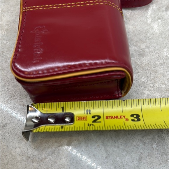 Vintage Tiny Red Wristlet case purse by Gnarley Fish - Picture 9 of 9